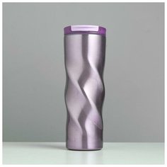 Термокружка "Звезда", 500 мл, фиолетовый, 12 ч, 7.8х7.8х22 Take It Easy