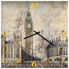 SvS Настенные часы SvS 3502265 Лондон винтаж СВС
