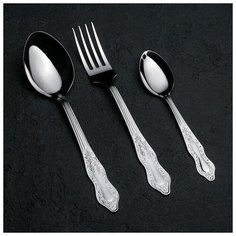 Набор столовых приборов «Славяна», 18 предметов, толщина 1,2 мм Амет