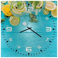 SvS Настенные часы SvS 3501668 Kitchen Напиток из цитрусовых СВС