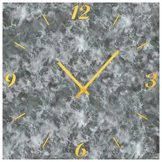 SvS Настенные часы SvS 3002862 Серый рисунок СВС