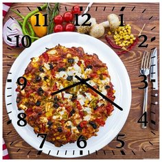 SvS Настенные часы SvS 3501736 Kitchen Вкусный обед СВС