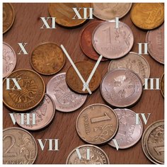 SvS Настенные часы SvS 4001934 Рубли мелочью СВС