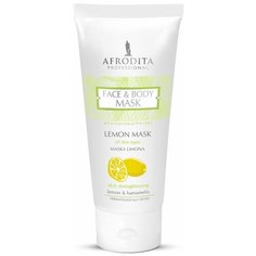 Маска укрепляющая текстуру кожи лимонная FACE & BODY MASK, Afrodita Cosmetics, Словения, 200мл