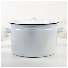 Кастрюля 7 л, цвет микс СтальЭмаль