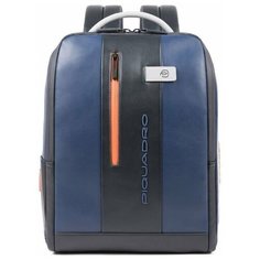 Рюкзак мужской Urban синий/серый, натуральная кожа Piquadro CA4818UB00/BLGR