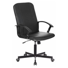 Кресло офисное BRABIX "Simple EX-521", компактная упаковка, экокожа, черное, 532103