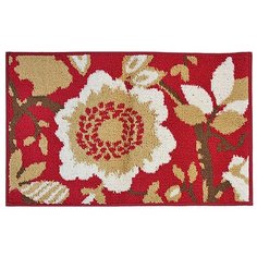 Коврик для ванной комнаты 45*70 см красный Rettal
