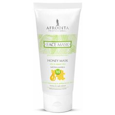 Маска для лица медовая для профессионального ухода FACE MASK "М", Afrodita Cosmetics, Словения, 200мл