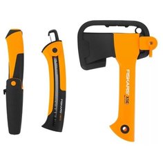Универсальный топор Х5 + Пила + Универсальный нож FISKARS
