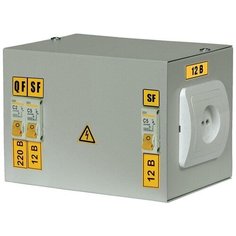 Ящик с понижающим трансформатором ЯТП 0.25 220/36В (2 авт. выкл.) IEK MTT12-036-0250