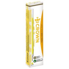 Стержень гелевый Crown Hi-Jell, 138мм (желтый, 0.5мм) 12шт. (HJR-200H)