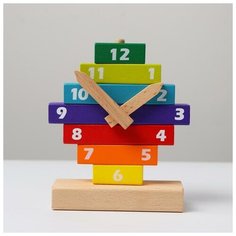 Развивающая игрушка "Часы конструктор" 4,5х13х16,5 см 5492087 Сима ленд
