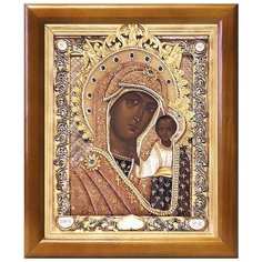 Казанская Ярославская икона Божией Матери, рамка 17,5*20,5 см Соборъная лавка