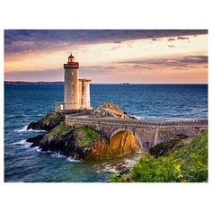 Раскраска на картоне A4 (в конверте). Маяк на обрыве (Арт. Р-2419) Рыжий кот