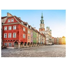 Палитра. Холст с краск. 40х50 см по номер. в кор. (20 цв.) Польша. Площадь в Познани (Арт. ХК-5860) Рыжий кот