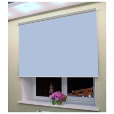 Большая рулонная штора Эко (голубой, 180, 250) Мастер Плюс