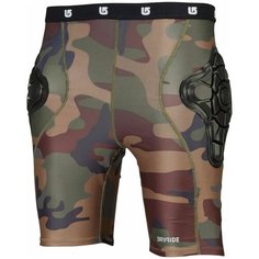 Защита бедра Burton Burton KD Total Imp Short, 10287102878S, коричневый, зеленый, размер S