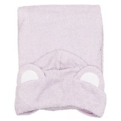 BabyBunny Полотенце пончо Мишка банное 76х135 см фиолетовый