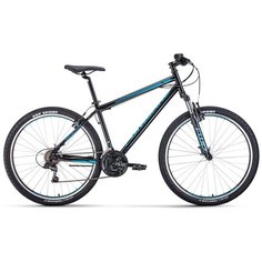 Горный (MTB) велосипед FORWARD Sporting 27.5 1.2 (2021) черный/бирюзовый 17" (требует финальной сборки)
