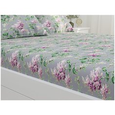 Простынь на резинке Сказка "Сирень" 120х200 см