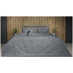 AMBIANCE Покрывало Francois цвет: антрацитовый (240х260 см)