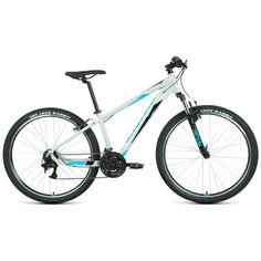 Горный (MTB) велосипед FORWARD Apache 27.5 1.2 (2021) серый/бирюзовый 19" (требует финальной сборки)