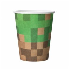 Стакан бумажный "Пиксели" 6 шт. Дон Баллон