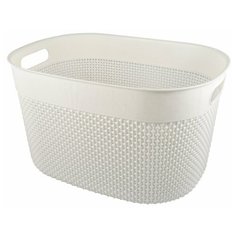 Корзина для хранения OSLO 18л молочный Plast Team