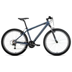 Горный (MTB) велосипед FORWARD Apache 27.5 1.0 (2020) серый/черный 17" (требует финальной сборки)
