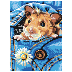 Ркн/ф-142 LORI Картина по номерам Хомячок