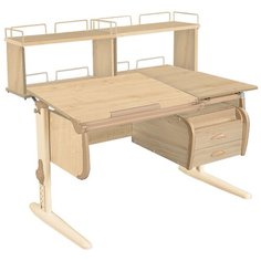Стол детский ДЭМИ White-Double СУТ-25-04Д2 120x88 см клен/бежевый/бежевый