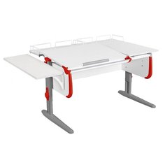 Стол детский ДЭМИ СУТ-25-02 145x82 см белый/красный/серый