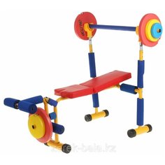 Детская скамья для жима со штангой Moove&Fun