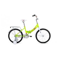 Велосипед ALTAIR CITY KIDS 20 Compact (20" 1 ск. рост 13" складной) 2021, ярко-зеленый, 1BKT1C201006