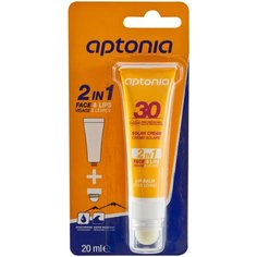 Крем и помада губная солнцезащитные 2 в 1 IP30 WEDZE X Декатлон Decathlon