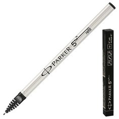 Стержень "5-ый пишущий узел" PARKER, F, линия письма 0,8 мм, черный, 1950252