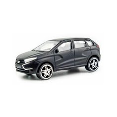 Машинка "LADA XRAY" матовая черная 1:60 Autogrand