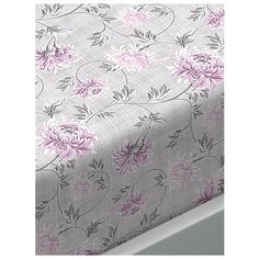 Простынь на резинке Сказка "Хризантемы" 140х200 см