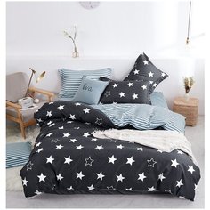 Комплект постельного белья Dream Fly Евро 2 наволочки DF03-225 код1069 Tango