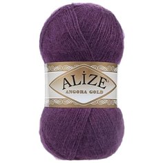 Пряжа Alize Angora Gold, 20 % шерсть, 80 % акрил, 100 г, 550 м, 5 шт., 111 сливовый