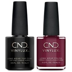 Набор CND Vinylux + Top Coat, 106 bloodline