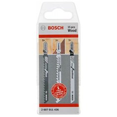 Пилки по дереву для электролобзика Bosch 2607011436