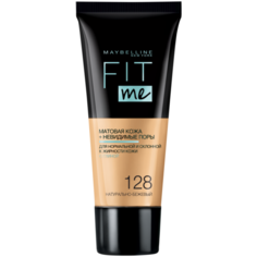 Maybelline New York Тональный крем Fit Me, 30 мл, оттенок: 128 Натурально-Бежевый