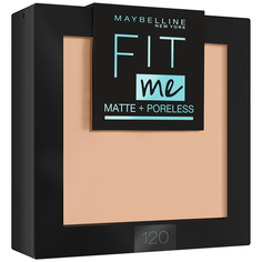 Maybelline New York Fit Me пудра компактная матирующая скрывающая поры 120 классический бежевый