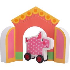 Кубики Деревяшки Поросёнок Хрю 18WEVA02