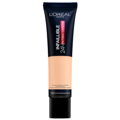 LOreal Paris Тональный крем Infaillible 24 часа матовое покрытие, 30 мл, оттенок: 130 натуральный бежевый