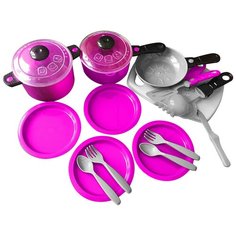 Набор посуды Orion Toys Iriska 3 фиолетовый