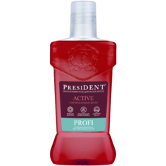 PresiDENT Ополаскиватель для полости рта Active, 250 мл