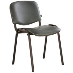 Стул Brabix Iso (CF-005), металл/искусственная кожа, цвет: серый/черный